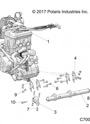 ENGINE MOUNTING - R18RRE99A9 / AX / AM / AS / A1 / B9 / BX / BM / BS (C700042)