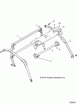 CHASSIS CAB FRAME - R18RGE99BM / BB / B7 / KBS / UB9 / UBG (700815)