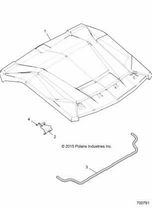 ACCESSORY ROOF - R18RGE99BM / KBS (700791)