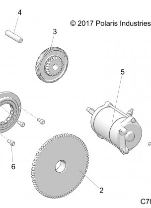 ENGINE STARTER - R18RRE99NS (C700044)