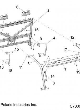CHASSIS CAB FRAME - R18RRE99NS (C700075)
