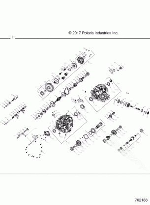 DRIVE TRAIN MAIN GEARCASE INTERNALS - R18RRE99NS (702188)