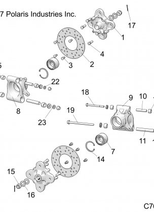 SUSPENSION REAR CARRIER - R18RRE99NS (C700028)