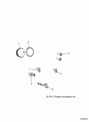 ELECTRICAL DASH CONTROLS - R18RTM99AL (701973)