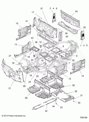 BODY FLOOR and FENDERS - R18RVAD1N1 (700194)