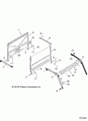 CHASSIS CAB FRAME - R18RVAD1N1 (701044)