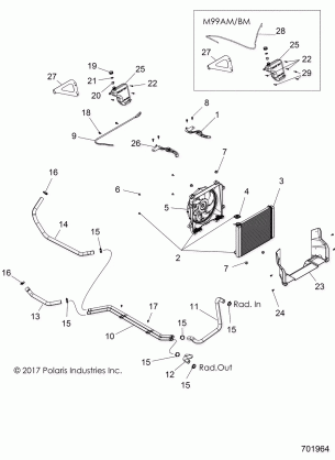 ENGINE COOLING SYSTEM - R18RVM99AL ALL OPTIONS (701964)