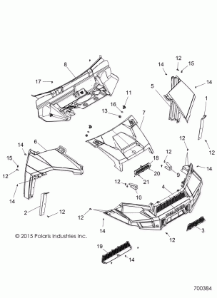 BODY HOOD AND FRONT FACSIA - R18RVM99AL (700384)