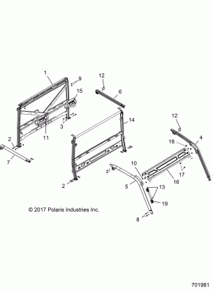 CHASSIS CAB FRAME - R18RVM99AL (701981)