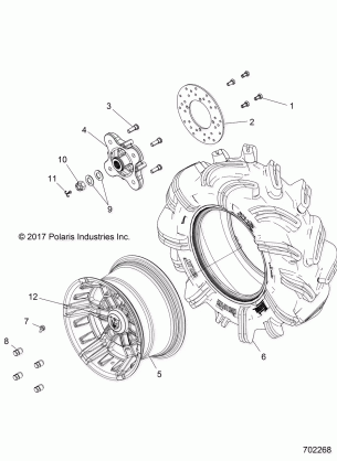 WHEELS REAR - R18RVM99AL (702268)