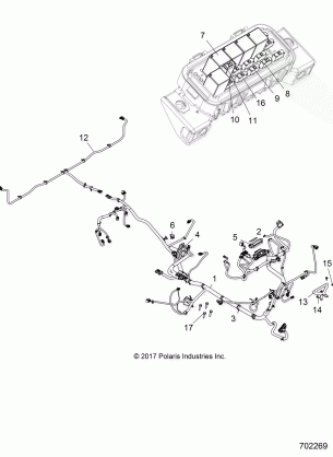 ELECTRICAL HARNESS - R18RVM99AL (702269)