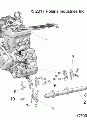 ENGINE MOUNTING - R18RRU99AS / BS (C700042)