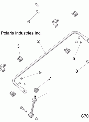 SUSPENSION FRONT STABILIZER BAR- R18RRU99AS / BS (C700032)