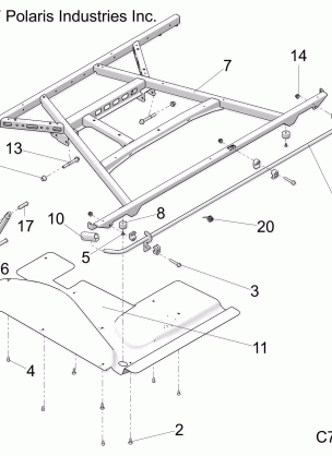 BODY BOX MOUNTING - R18RRU99AS / BS (C700066)