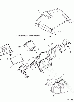 BODY DASH AND GLOVEBOX - Z18VAS87CM (701132)