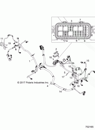 ELECTRICAL WIRE HARNESS - Z18VAS87CM (702165)