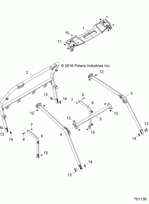 CHASSIS CAB FRAME - Z18VAS87CM (701136)