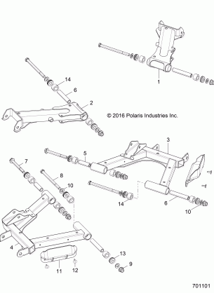 SUSPENSION REAR CONTROL ARMS - Z18VAS87CM (701101)