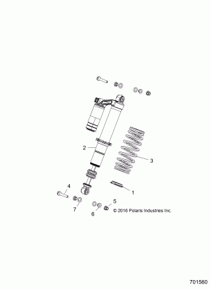 SUSPENSION FRONT SHOCK MOUNTING - Z18VBE87F2 / S87C2 (701560)