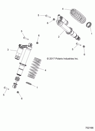 SUSPENSION FRONT SHOCK MOUNTING - Z18VBS87CU (702166)