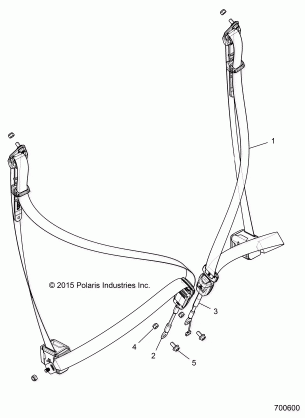 BODY SEAT BELT MOUNTING - Z18VDE92BB / BM / BS / BU / L92BK (700600)