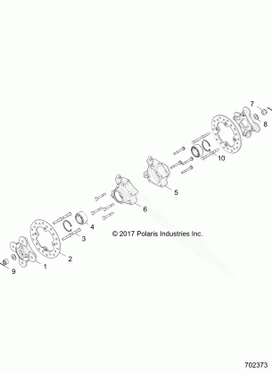 SUSPENSION REAR CARRIER AND HUB - Z18VDE92BB / BM / BS / BU / L92BK (702373)