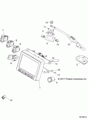 ELECTRICAL DASH INSTRUMENTS AND CONTROLS - Z18VDL92NK (701913)