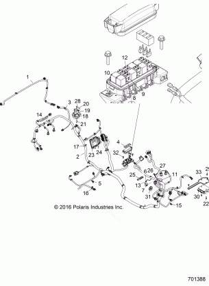 ELECTRICAL WIRE HARNESS - Z18VDE92NB / NU
 (701388)