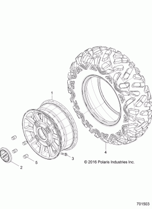 WHEELS FRONT - Z18VDE92NB / NU / LNK (701503)