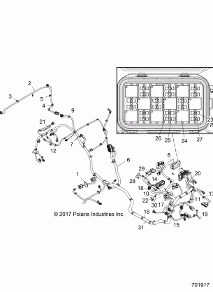 ELECTRICAL WIRE HARNESS - Z18VDL92NK (701917)