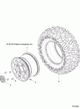 WHEELS REAR - Z18VDE92NB / NU / LNK (701504)