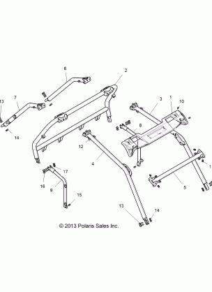 CHASSIS CAB FRAME - Z18VDE99NK (49RGRCAB14RZR1000)