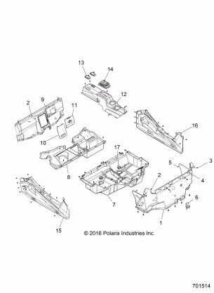 BODY FLOOR and ROCKER PANELS - Z18VDE99NK (701514)