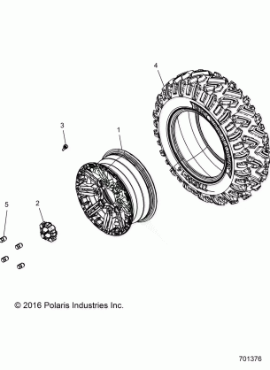 WHEELS FRONT - R18RHE99BK (701376)