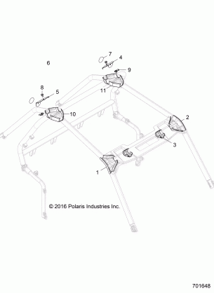 CHASSIS CAB FRAME ACCESORIES- Z18VDS92CU (701648)