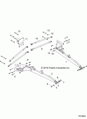 SUSPENSION REAR CONTROL ARMS - Z18VDS92CU (701624)