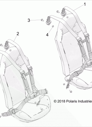BODY SEAT BELT MOUNTING - Z18VEL92BK / BR (C700156)