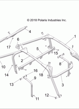 CHASSIS CAB FRAME - Z18VEL92BK / BR (C700157)