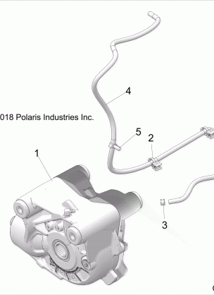 DRIVE TRAIN FRONT GEARCASE MOUNTING - Z18VEL92BK / BR (C700158-1)