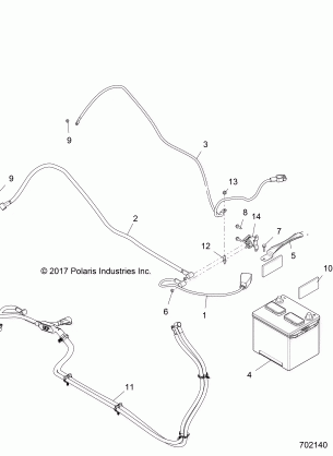 ELECTRICAL BATTERY - Z18VFE92NB / NU (702140)