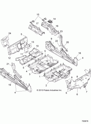 BODY FLOOR and ROCKER PANELS - Z18VFE92NB / NU (700678)