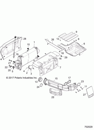 ENGINE EXHAUST SYSTEM - Z18VFE99NK (702029)