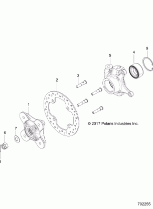 SUSPENSION FRONT CARRIER- Z18VFE99NK (702255)