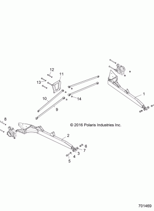 SUSPENSION REAR CONTROL ARMS - Z18VFE99NK (701469)