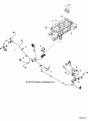 ELECTRICAL WIRE HARNESS - Z18VFE99NK (701217)