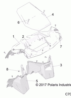 BODY DASH PANELS - Z18VGE99AK / AW / BK / BW (C700093-2)