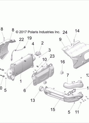 ENGINE EXHAUST SYSTEM - Z18VGE99AK / AW / BK / BW (C700108)