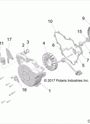 ENGINE STATOR AND FLYWHEEL - Z18VGE99AK / AW / BK / BW (c700106-11)