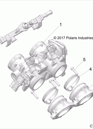 ENGINE THROTTLE BODY - Z18VGE99AK / AW / BK / BW (C700106-12)