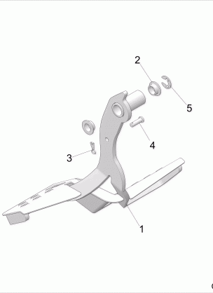 BRAKES PEDAL - Z18VGE99AK / AW / BK / BW (C700097-1)